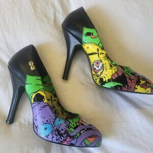 Demonia Zombie 03 Monster Womans heels Size 7 Rare Goth Horror Costume Shoes